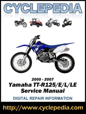 cover image of Yamaha TT-R125/E/L/LE 2000-2007 Service Manual